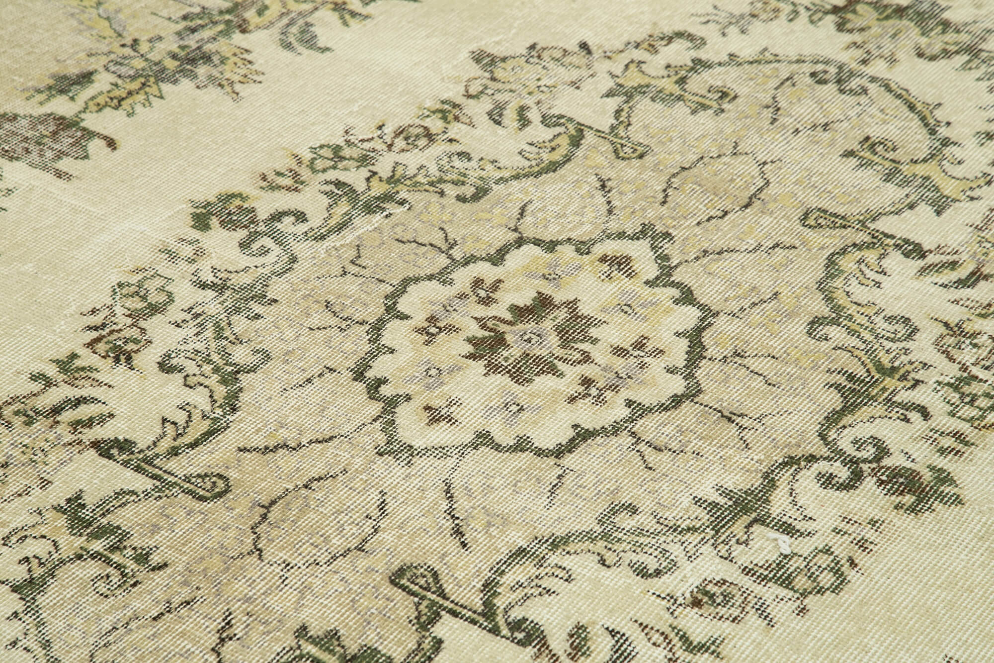 Hand-knotted turkish beige carpet 209 cm x 309 cm
