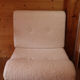 Cosy sherpa boucle armchair