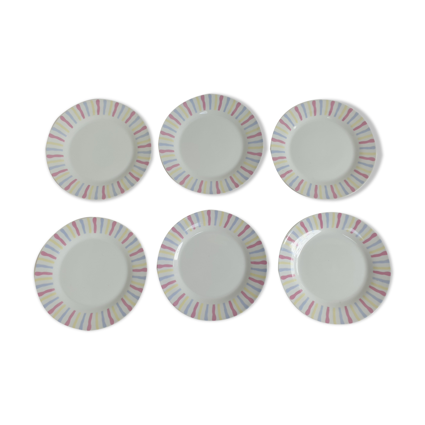 DESSERT PLATES PORCELAIN ELEGANCE PARIS