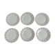 DESSERT PLATES PORCELAIN ELEGANCE PARIS
