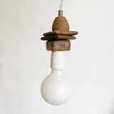 Lampe baladeuse en bois fait main