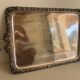 Large 19th century silver-plated copper serving tray - 80 x 48 cm
