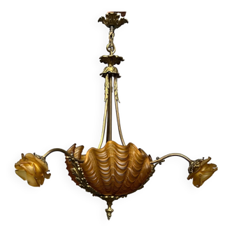 Art Nouveau style chandelier