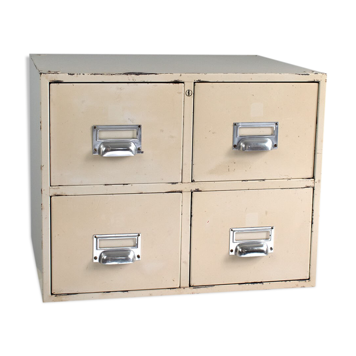 1950s Index Card Cabinet by Mauser Werke Industrial Style