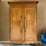 Armoire de mariage en chêne, XIXème