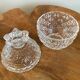 Pressed Glass Pineapple Candy Bowl / Sugar Bowl / Bonbonnière