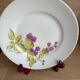 3 hand-decorated plates
