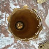 Antique, Gallia vase, Art Nouveau, French goldsmith Christofle, stamped, décor 4780, gilded