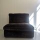 Vintage velvet brown driver, Steiner design 1970