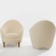 Garouste & Bonetti Koala armchairs in bronze and alpaca 1995