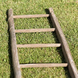 Wooden farm ladder