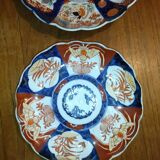 2 assiettes porcelaine Imari XIXe siècle 19th century