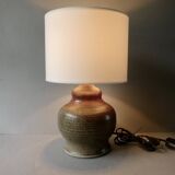 Sandstone lamp signed Blanot, 60s