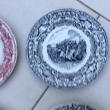 Old Gien earthenware plates