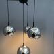 Chrome pendant lamp 1960s