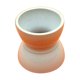 Coquetier diabolo old Faience color sky blue Height: 45mm