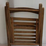 Chaise enfant pliante en bois