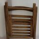 Folding wooden children's chair