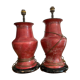 Lot lampes porcelaine