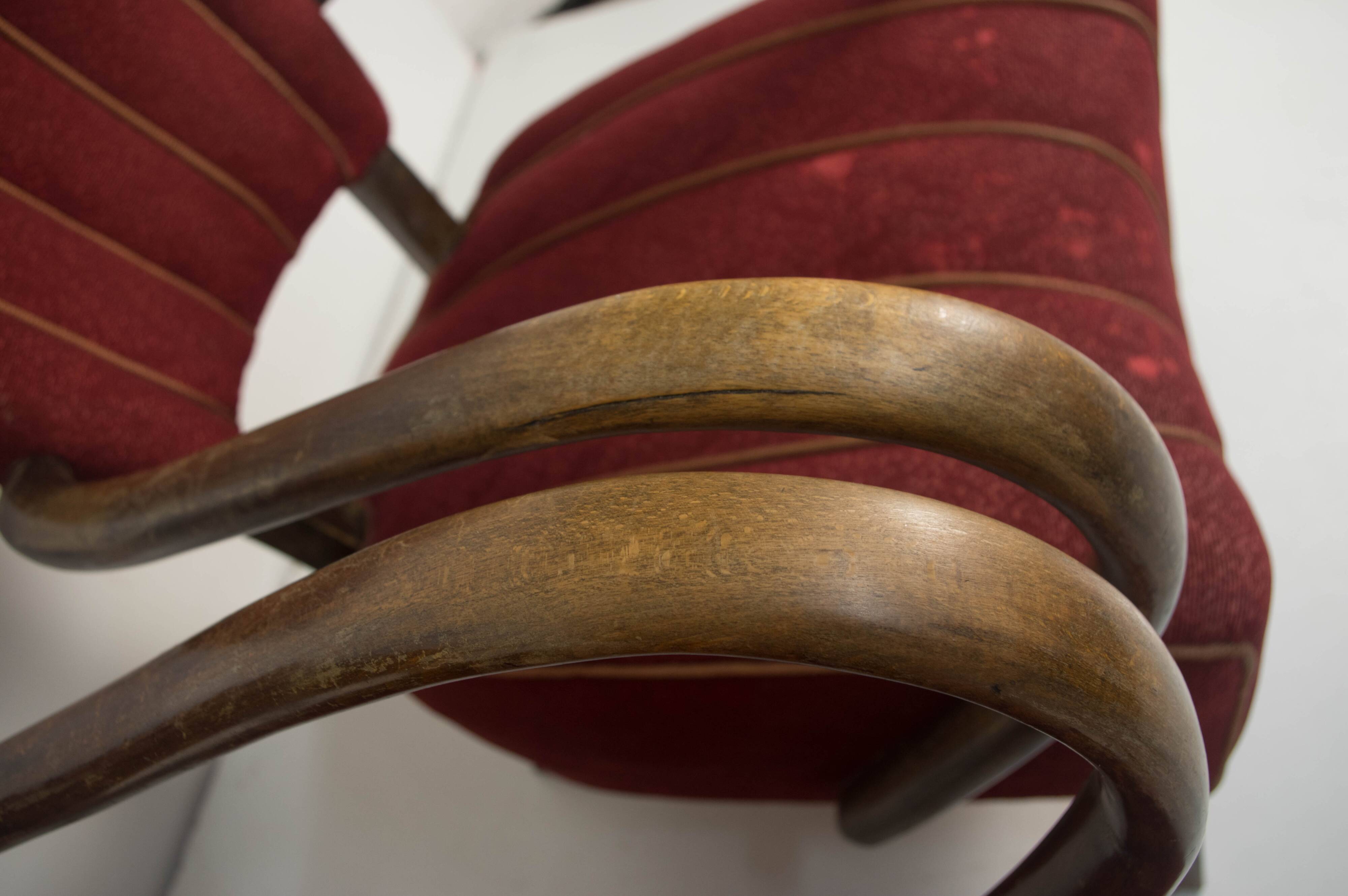 Art Deco Armchairs H-237 by Halabala, Set of 2