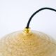 Clichy glass suspension, Dark Yellow, 1930 - 20 x 6.5 cm