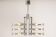 Large chrome Sputnik Atomium chandelier from the space age by Cosack, Germany, 1970s.