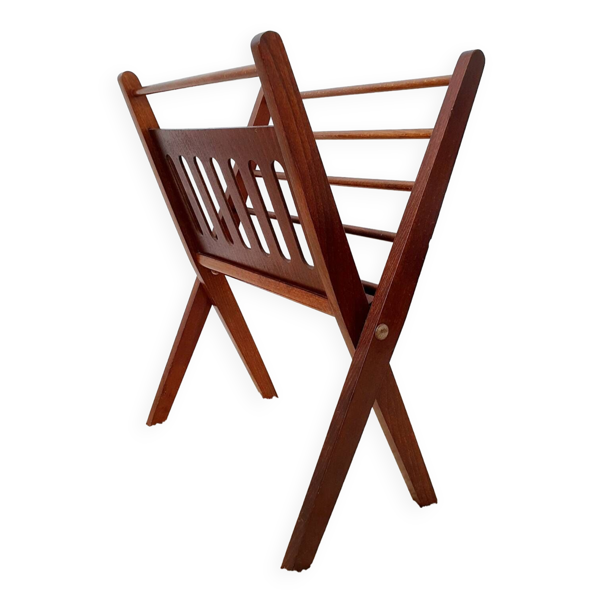 Foldable magazine rack by Cees Braakman 1960