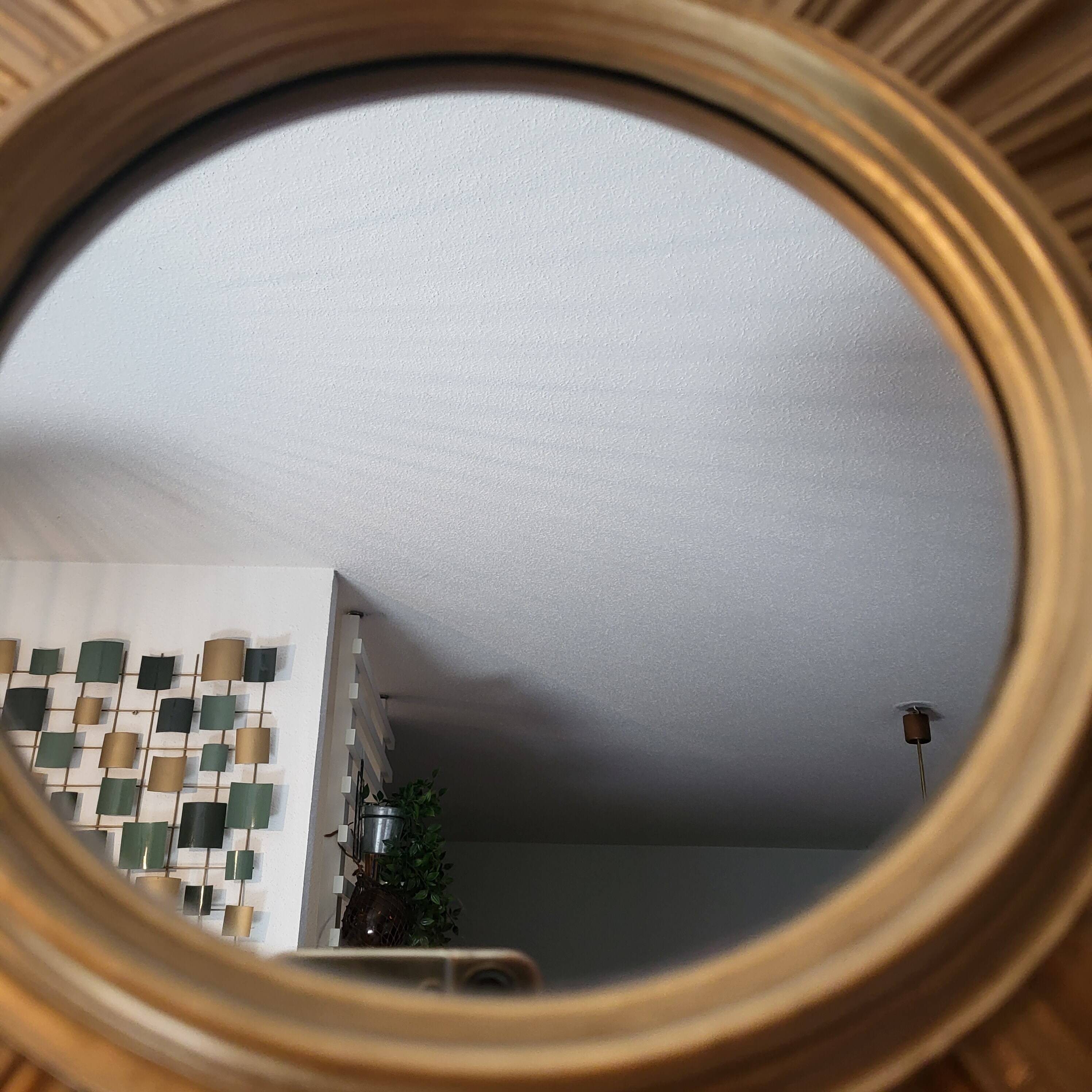 Sun mirror, made in Italy, 1960, 70, vintage