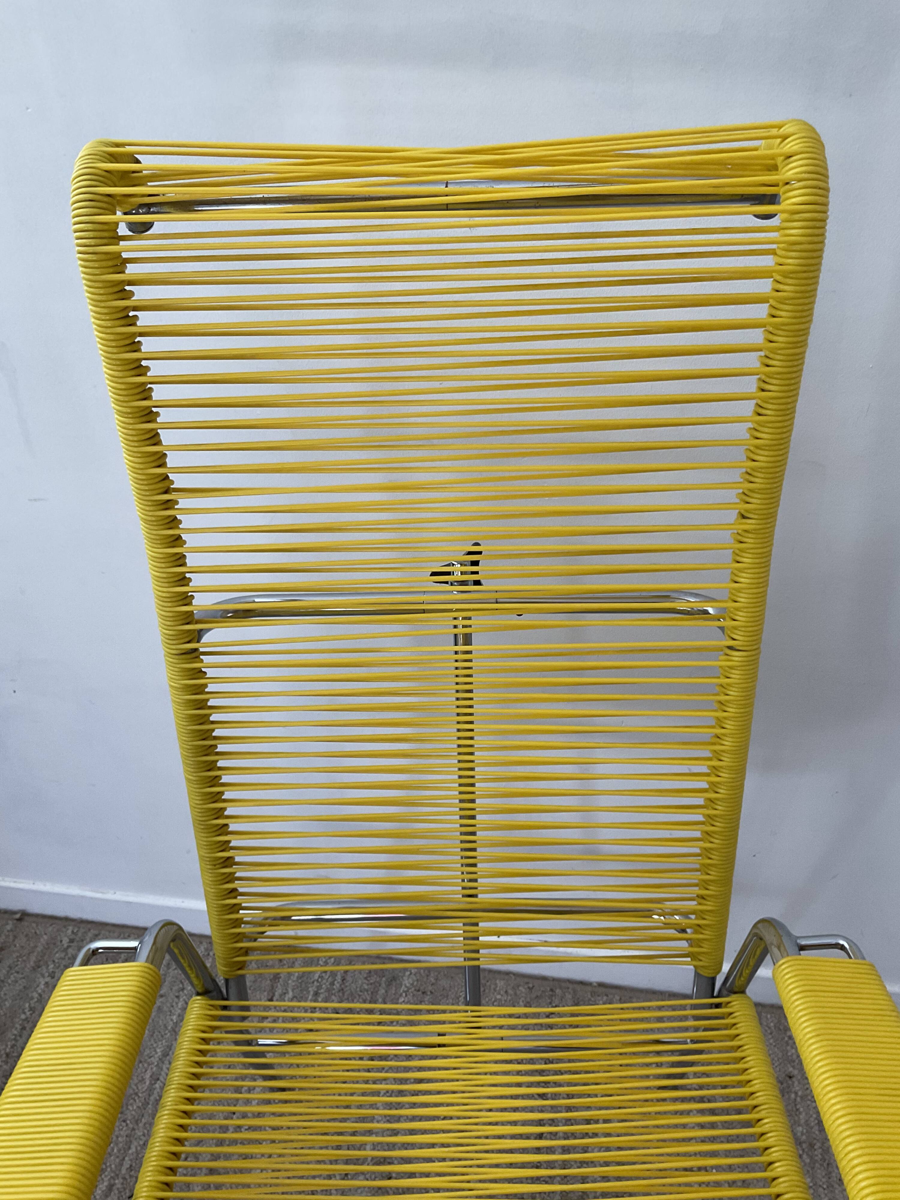 Set armchair relax scoubidou and ottoman sound of the 60s