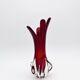 Murano Vase Fratelli Toso Chambord Sommerso Ruby Red 25.5cm