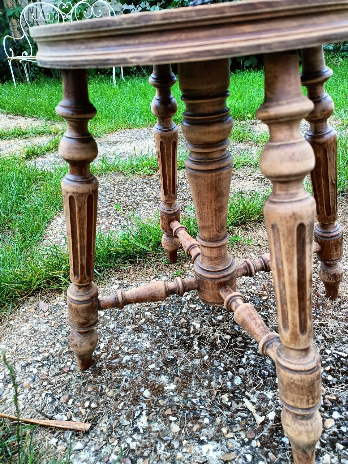 Old style piano stool louis xvi