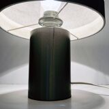 Vintage table lamp • gioffredo reggiani • cylinder • brushed steel • 1970