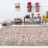 7x10 floral persian rug, handmade persian rug 320x214cm