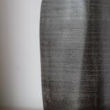 Enamelled stoneware ceramic lamp France 1970