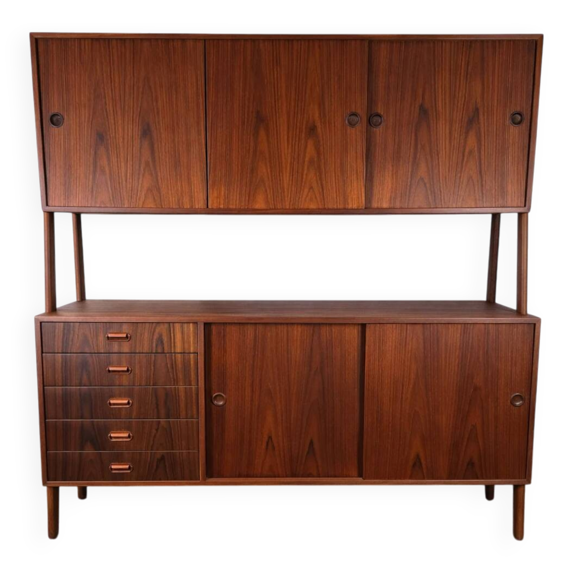 Double enfilade Model 3 in teak by Gunni Omann for Oman Junn Møbelfabrik, Denmark, 1960