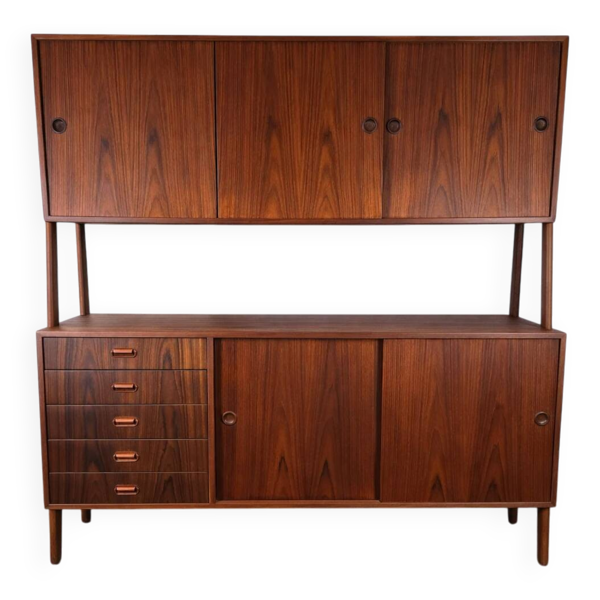 Double enfilade Modèle 3 en teck par Gunni Omann pour Oman Junn Møbelfabrik, Danemark, 1960