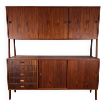 Double enfilade Modèle 3 en teck par Gunni Omann pour Oman Junn Møbelfabrik, Danemark, 1960