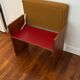 Wooden stool in minimalist style