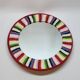 Miroir Rond Mural Cadre Crochet Tricot Bohême