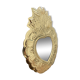 Heart mirror in brass type ex-voto houbbi