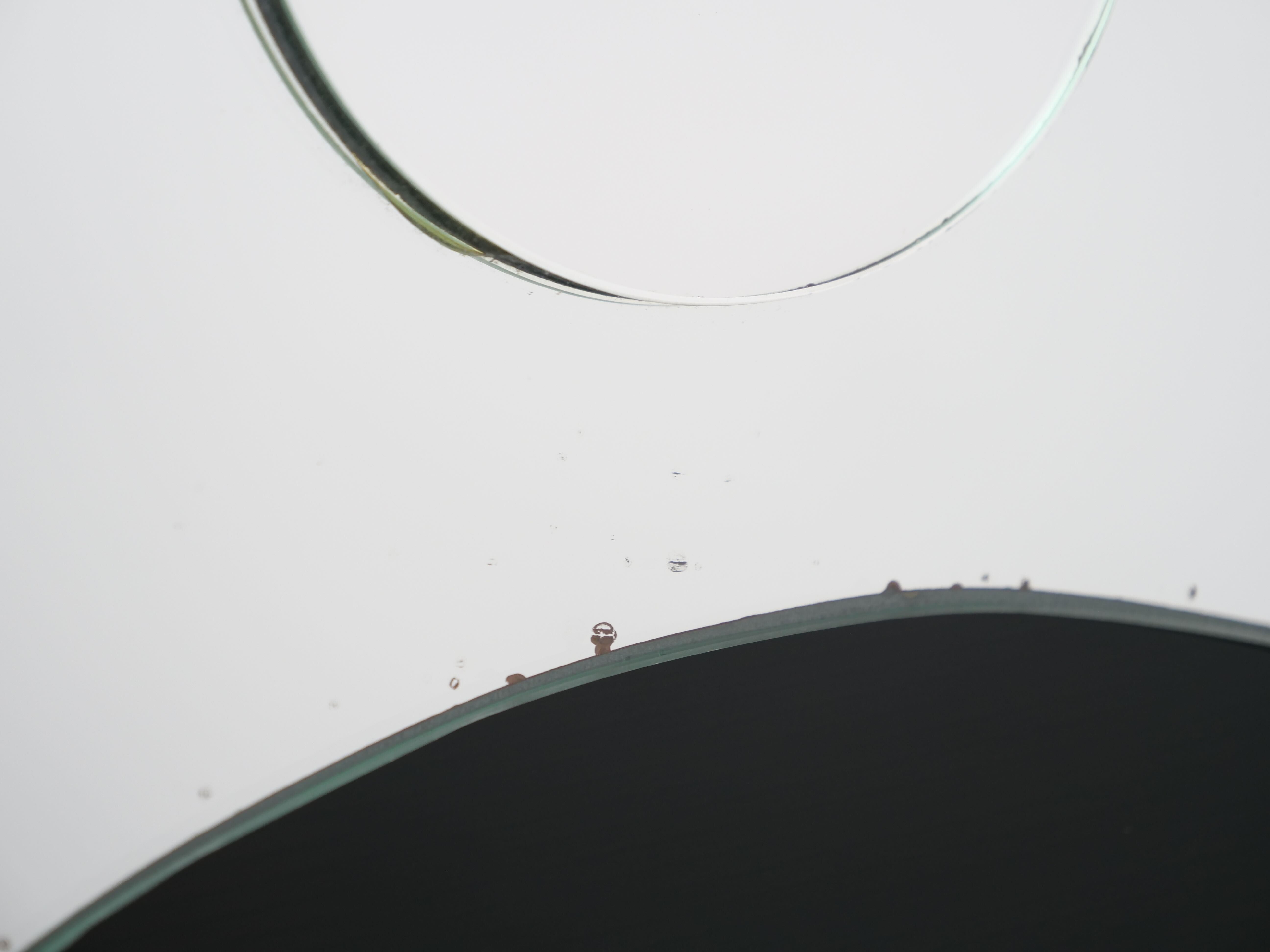 large decorative relief mirror 1980