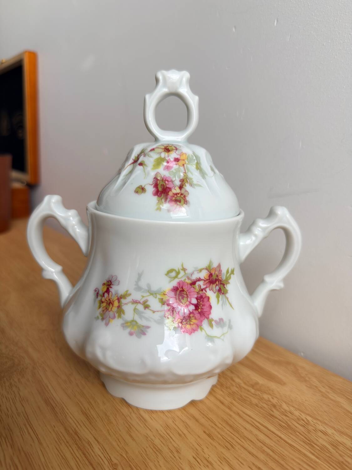 Sugar bowl & cream jug – Limoges porcelain Lafarge & Cie, 1900–1930