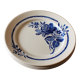 Lot 4 flat plates Badonviller Blue Rose