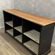 Old buffet bar with industrial makeover