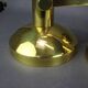 Set of four adjustable brass wall lights, Germany, 1960s.