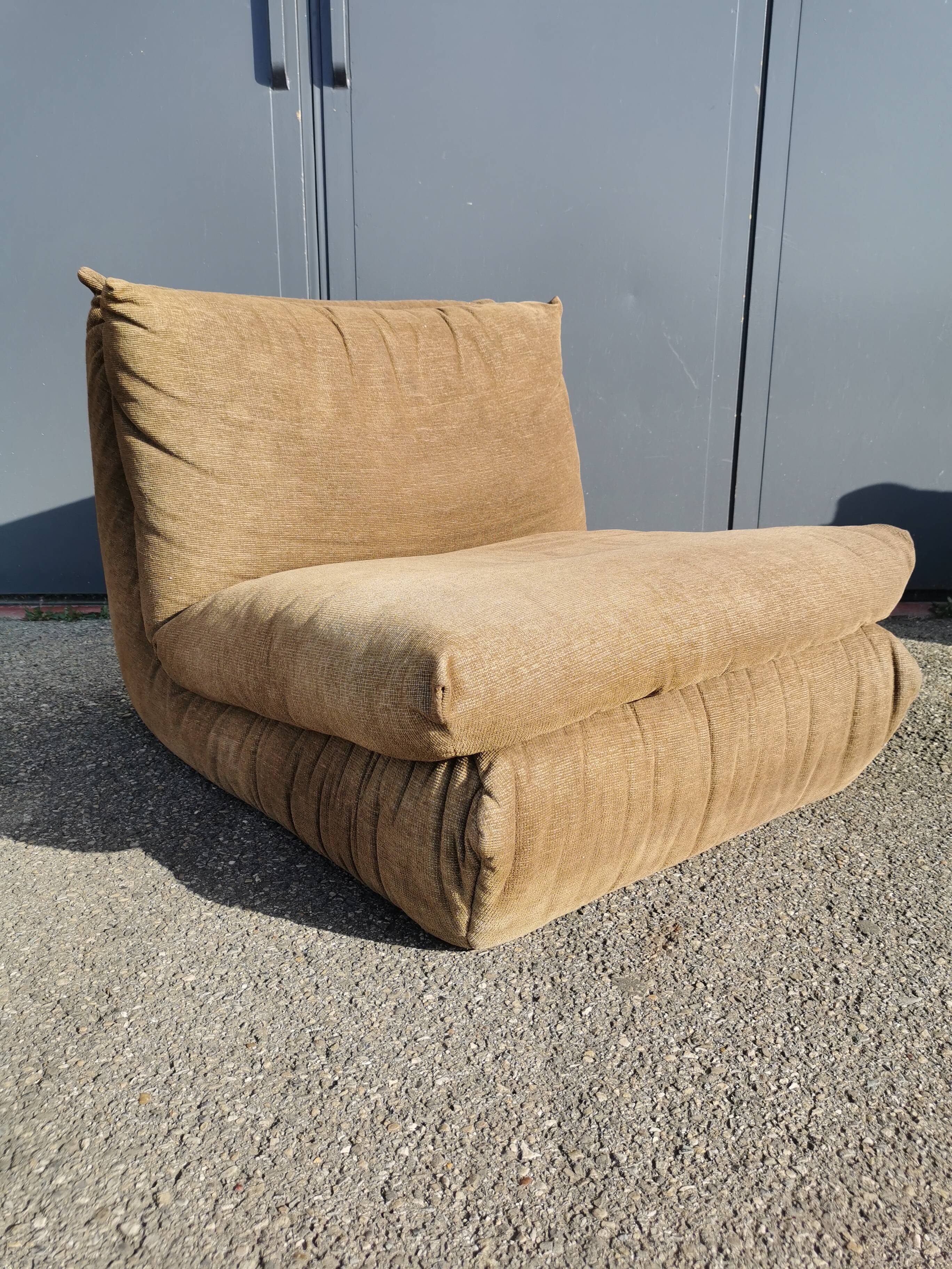 Paire de chauffeuse Cinna des années 70