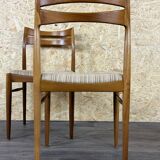 2x 60s 70s dining chair dining chair mid century Danish modern design