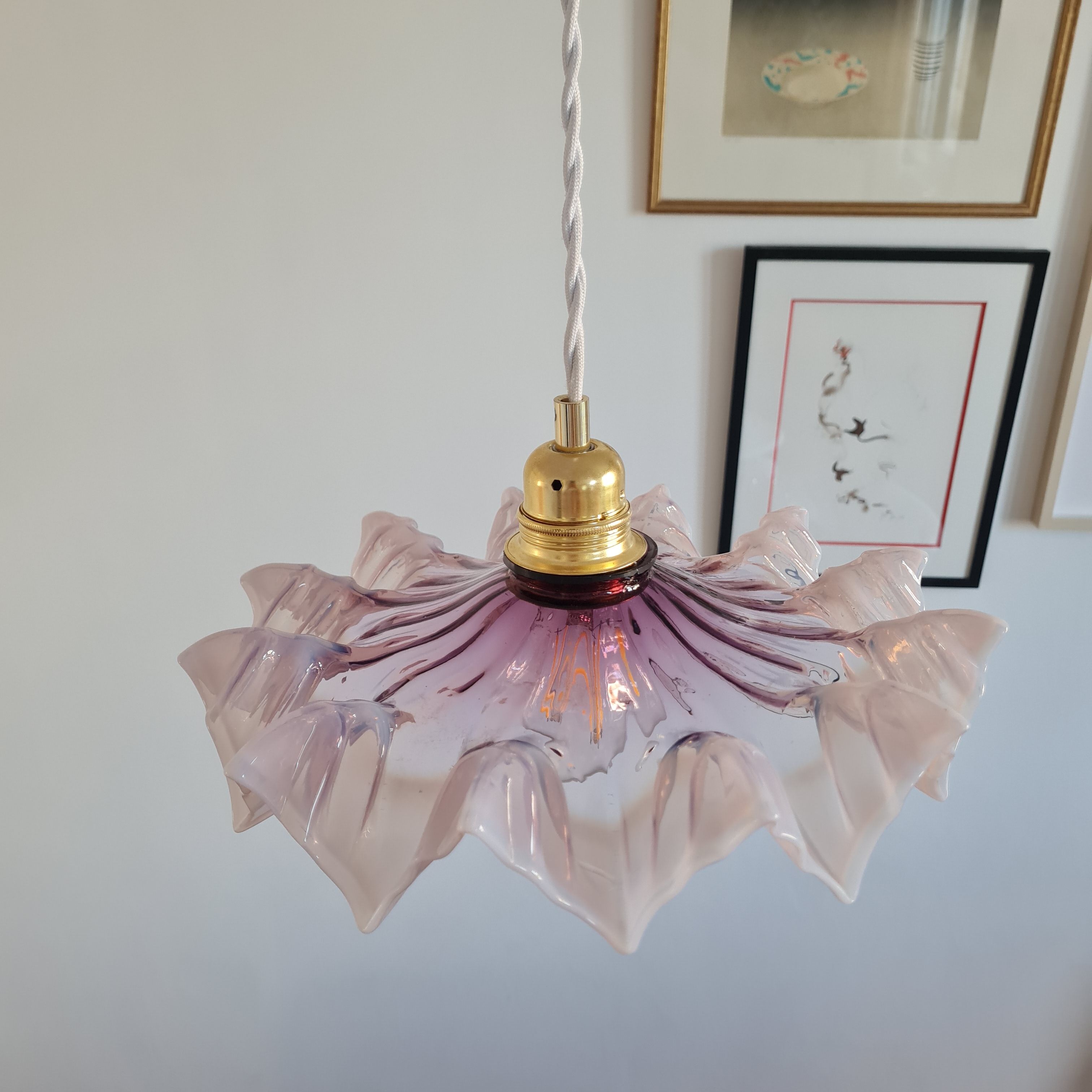 Crystal flower suspension