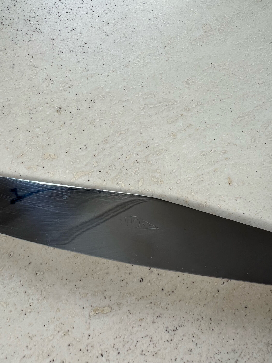 Deer hoof cheese knife