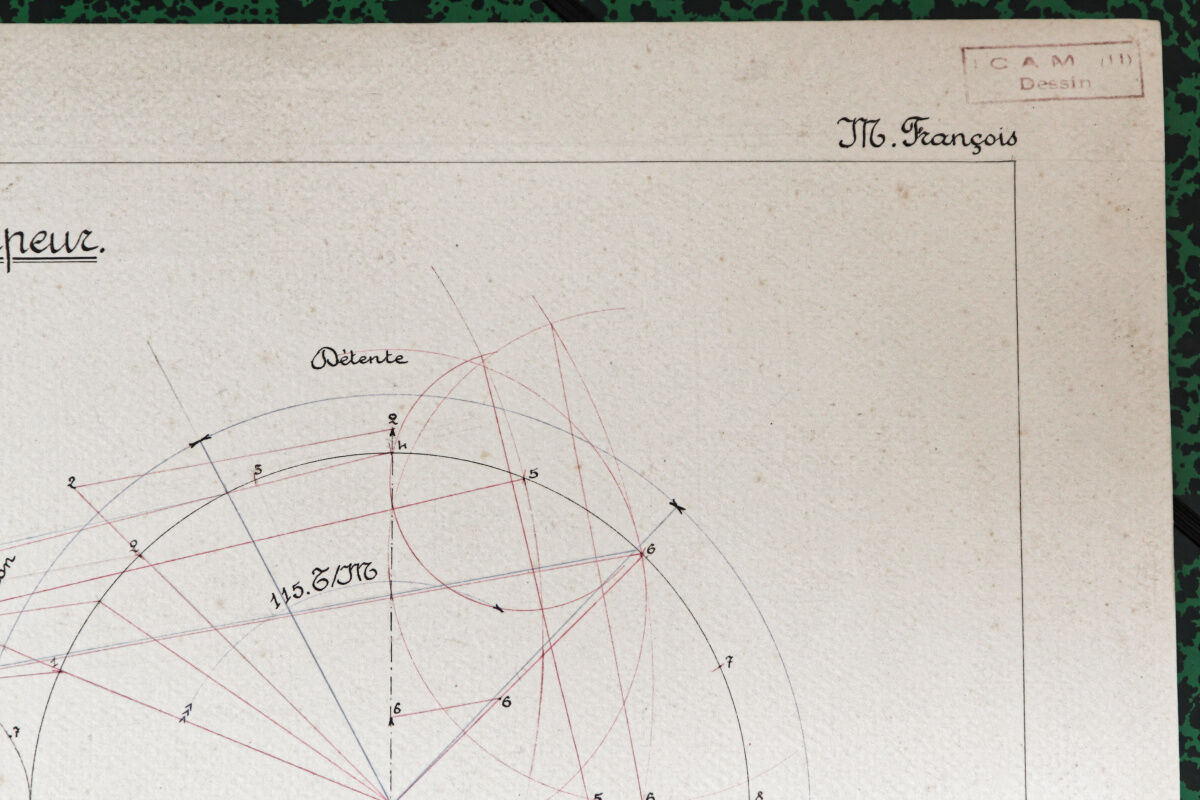 Original technical drawing, arts and crafts